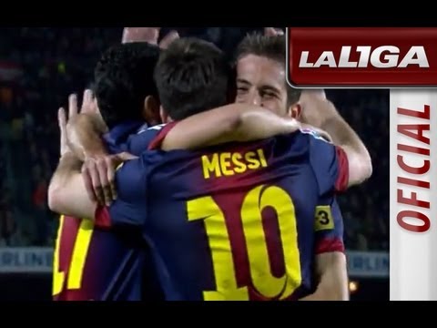 La Liga | FC Barcelona - Real Zaragoza (3-1) | 17-11-2012 | J12 | Resumen