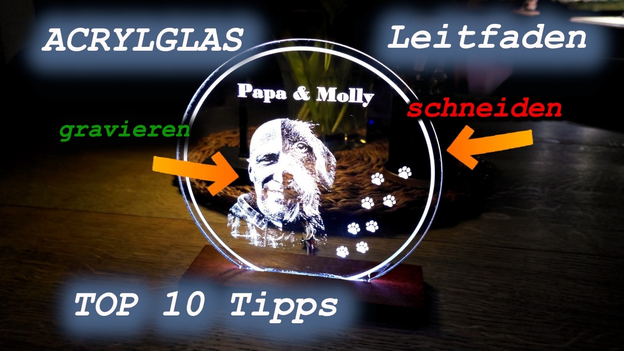 Acrylglas Leitfaden für CO2 Laser 10 Tipps mit Monport Reno