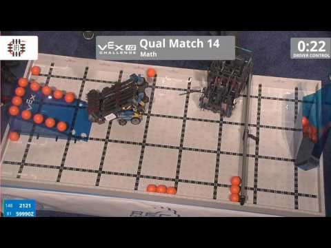 VEX Worlds 2016 - VEXIQ Middle School - Math - Qual 14 (2121 59990Z) 56