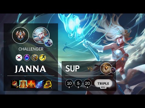 Janna Support vs Bard - KR Challenger Patch 10.15