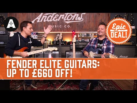 Epic Deal! - Up to £660 off Fender American Elite Guitars & Basses