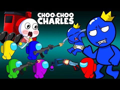 어몽어스 & BABY CHOO CHOO CHARLES vs BLUE (Rainbow Friends) | Among Us COLLECTION | AMONG US ANIMATION