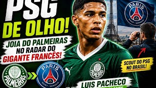 PSG DE OLHO NO PALMEIRAS! JOIA DE 18 ANOS ENTRA NO RADAR DO GIGANTE FRANCÊS