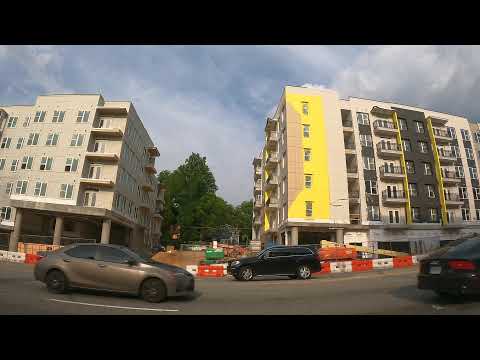 4k Downtown Atlanta Georgia | West Midtown | Drive Tour USA