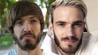 BECOMING PEWDIEPIE #TrottsNewHair
