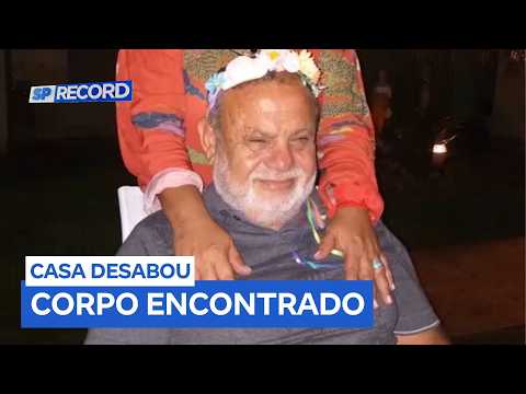 Corpo de idoso é encontrado soterrado após casa desabar em Natividade da Serra (SP)