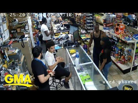 Never-before-seen video of George Floyd played in Derek Chauvin trial l GMA