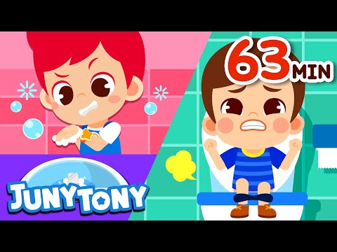 Yes Yes Wash Your Hands + More Kids Songs | Good Habit Songs Compilation | JunyTony