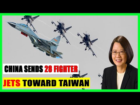 TAIWAN IS DONE! China Sends A Record 28 Military Planes Into Airspace Controlled By Taiwan