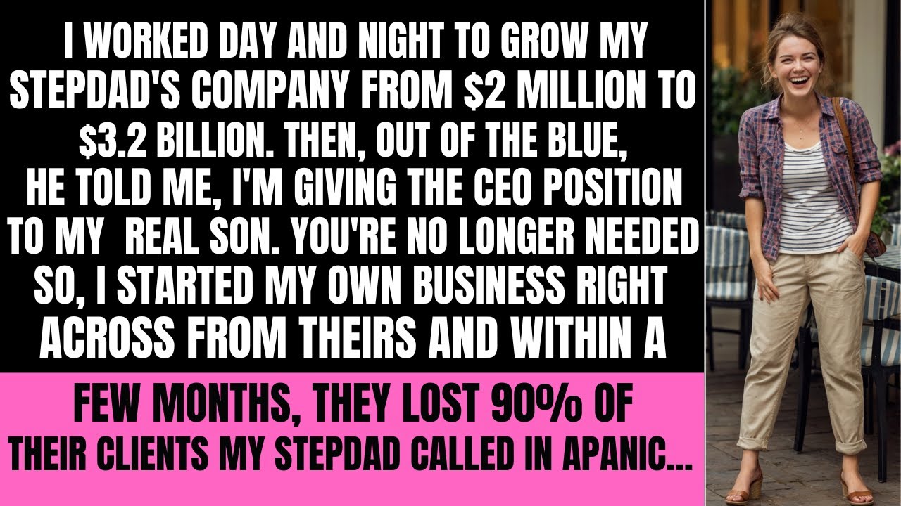 My Stepdad Said I’d Never Be Ready to Lead, So I Built My Own Empire Instead...No body can imagined.