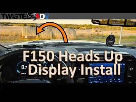 Ford F150 Heads Up Display Install- Add Safety and Luxury to your Truck with F150LEDs.com!!