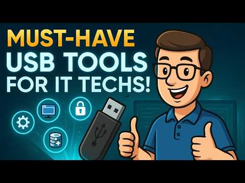 🛠️ Top 5 Tools Every IT Tech Should Carry on a USB Stick!