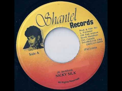 Nicky Silk - No More Blood Have To Run - 7" Shantel 1996 - KILLER CONSCIOUS 90'S DANCEHALL