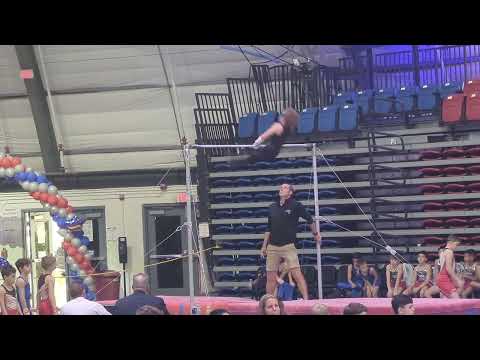 sam mikulak invitational H-bar