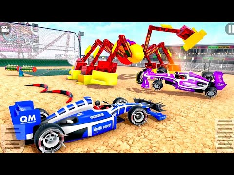 Formula Car Demolition Derby Simulator 2024 - Car Crash Game - Android Gameplay