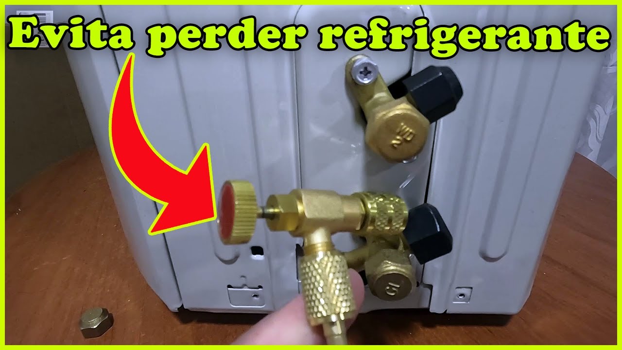 Válvula de seguridad refrigeracion ¿Cómo usarla