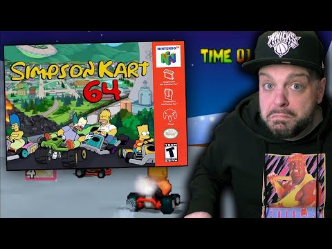 This N64 Rom Hack Turns Mario Kart Into Simpsons Kart 64!
