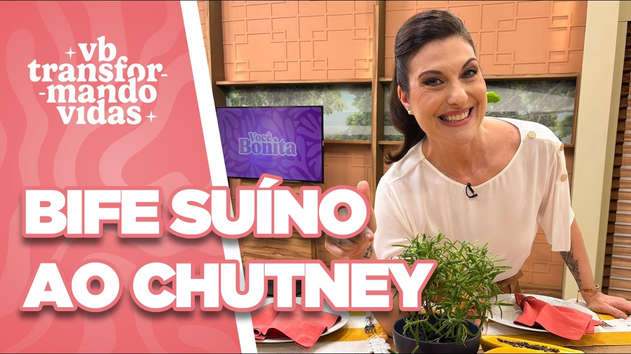 Bife de LOMBO SUÍNO ao chutney de MAMÃO - Você Bonita (02/09/2024)