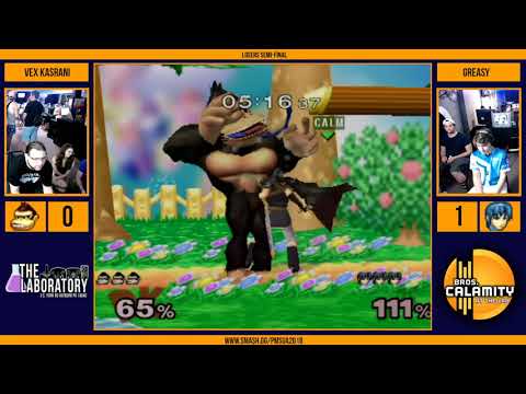 Philly Melee Arcadian @ The Lab | Vex Kasrani (Falcon) vs Greasy (Marth) - Losers Semi-Final - Melee