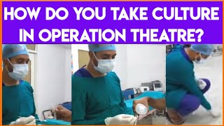 How is an Operation Theatre (OT) swab aerobic culture test performed? #culture #swabtest