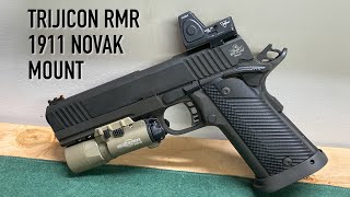 Trijicon RMR Novak Dovetail Mount for 1911!! Install Video!!