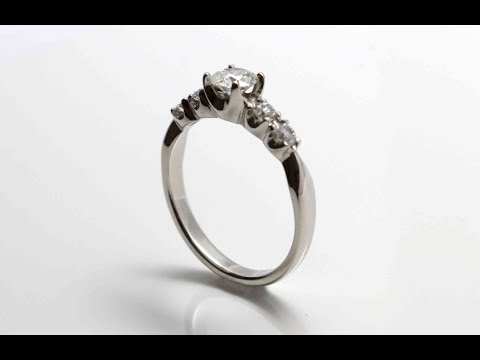 Handmade Platinum Engagement Ring