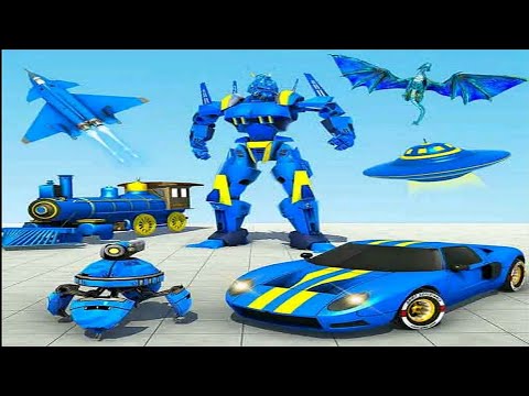 Multiple Robot Transform 2022: Car Robot Train Dragon Plane Game - Android iOS Gameplay