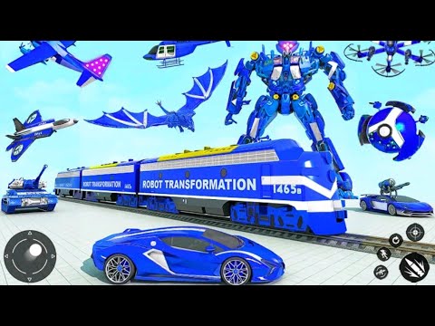 Dragon Robot Transformer - Dragon Robot Police Car Game | Android iOS Gameplay