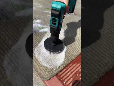 🧼Power Scrubber Brush | Drill Brush Attachment -  Cleaning Hack!
