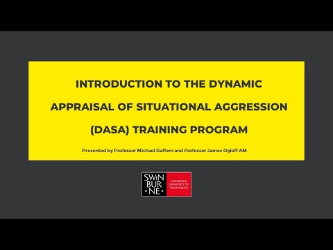 Introduction to the Dynamic Appraisal of Situational Aggression (DASA) training program