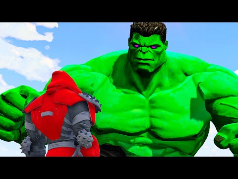 HULK ARMY vs DEADPOOL HUNT - What If Battle Superheroes