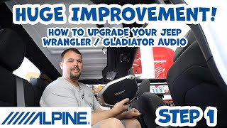 How to Upgrade your Overhead Soundbar Speakers in a 2018-up Jeep Wrangler JL or Jeep Gladiator Truck