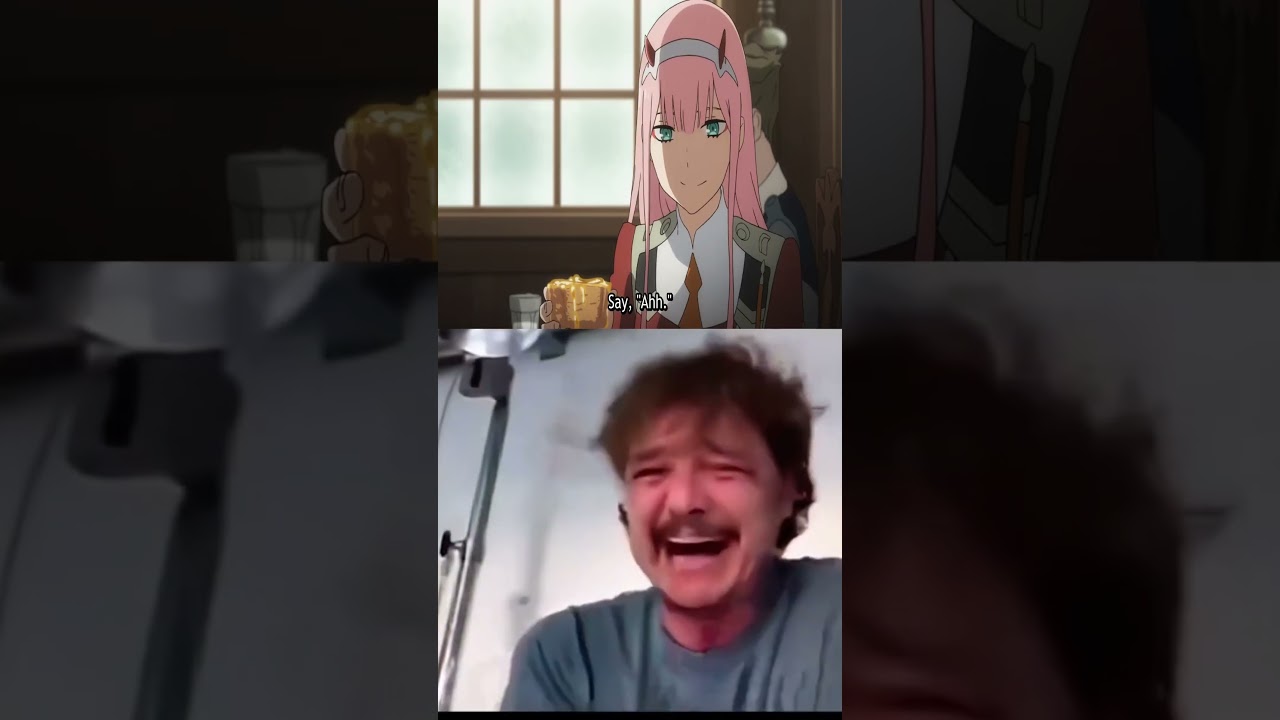 Pedro Pascal crying at Zero Two and Hiro's death