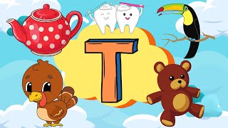 Words That Start With T | Words That Start With Letter T for Toddlers | Kids Vocabulary