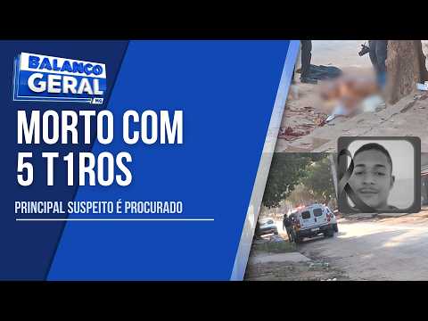 JOVEM É MORTO COM CINCO TIROS NA MADRUGADA EM BURITIZEIRO