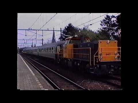 Uit Het Archief: excursie NVBS met dieselloc NS 6407, 29 april 1989