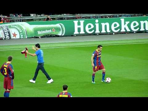 Wembley Champions League Final 2011 - was that Fabregas on the Pitch?
