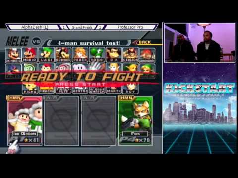 Kickstart 15 Grand Finals - AlphaDash (Ice Climbers) vs Professor Pro (Fox)