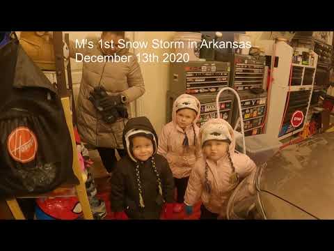 The M's First Snow Storm in Arkansas  December 13th 2020