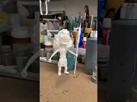 Zuni warrior on the beach #3dprinting