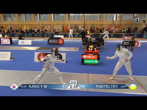 85 T16 07 F E Individual Barcelona ESP WC RED  PANTELYEYEVA Kseniya   UKR   vs  KANG Young Mi  KOR