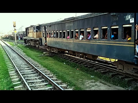 Dewanganj Comuter Train Departured Mymensingh Junction Station with Locomotive-MEM14 2316