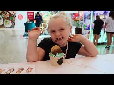 Slothie Teppanyaki Ice Cream at Westfield Helensvale Gold Coast - Grand Opening 2022
