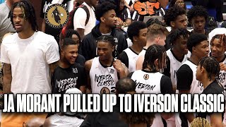Ja Morant Pulled Up To Watch the BEST PLAYERS IN THE COUNTRY Go Off at IVERSON CLASSIC