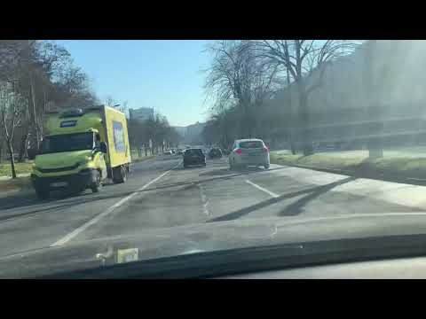 Beograd, vožnja, Ustanička, mirise (li) na proleće