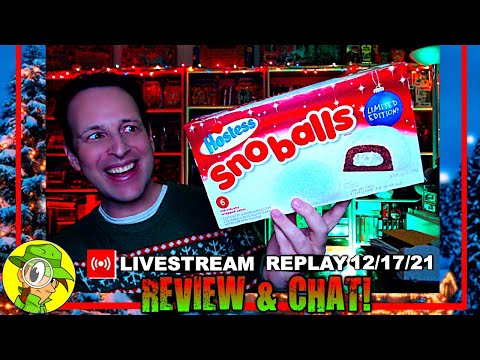 , title : 'Hostess® 🧁 SNOBALLS® Review ❄️🍙 Livestream Replay 12.17.21 ⎮ Peep THIS Out! 🕵️‍♂️'
