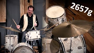 Video thumbnail for Zildjian 22" A. 60's Stamp Ride Cymbal - 2657g by Steve Maxwell Drums