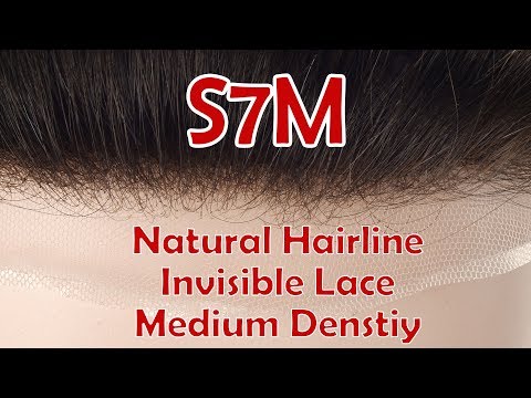 S7M Stock Medium Density Lace Hair System