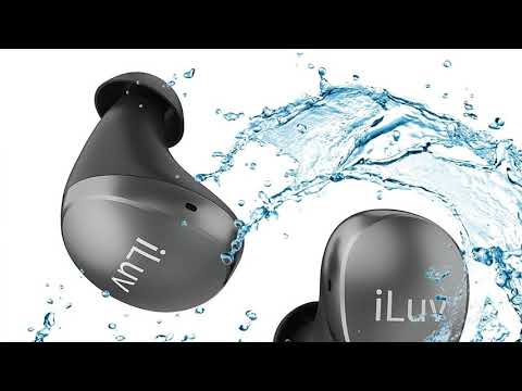 iLuv TB100 Space Gray True Wireless Earbuds - iluv tb100 black true wireless earbuds