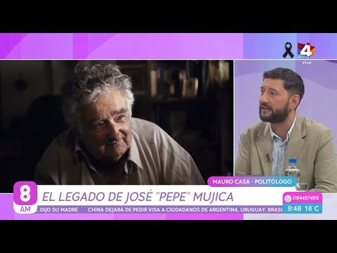 8AM - El politólogo Mauro Casa sobre el legado de José Mujica